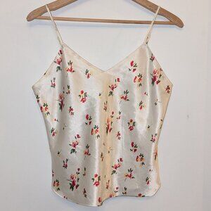 Silky Floral Top